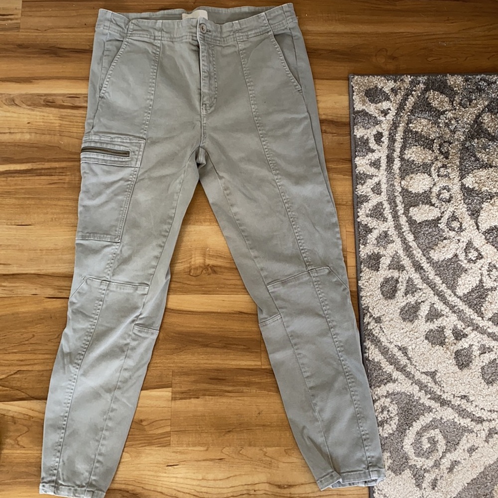 Anthropologie Sage Slim Fit w/Zipper Accents